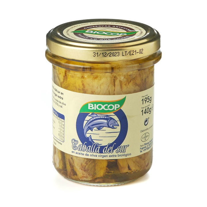 FILETES DE CABALLA 195 GR. (BIOCOP)*.