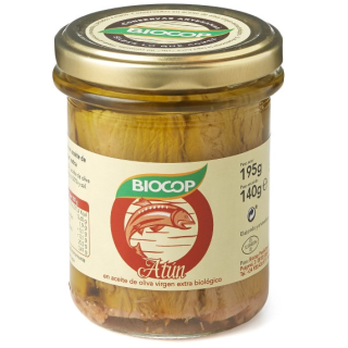 FILETES DE ATUN 195 GR. (BIOCOP)*.