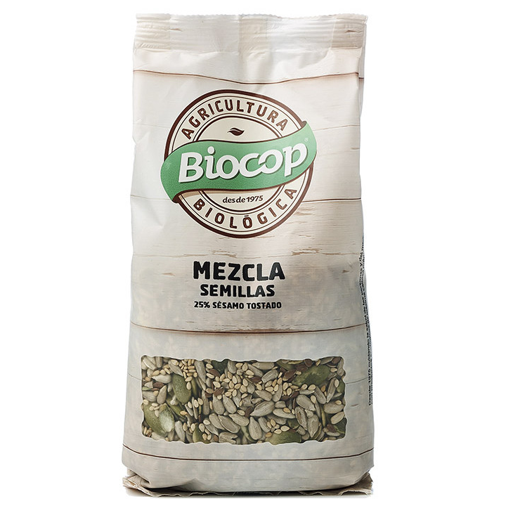 MEZCLA DE SEMILLAS Y SESAMO TOSTADO 250 GR. (BIOCOP)/